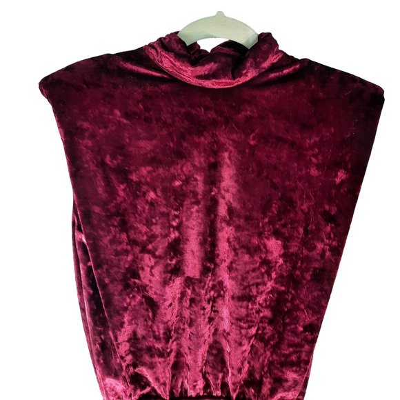 Ronny Kobo Burgundy Sleeveless Mini Dress - Picture 4 of 11